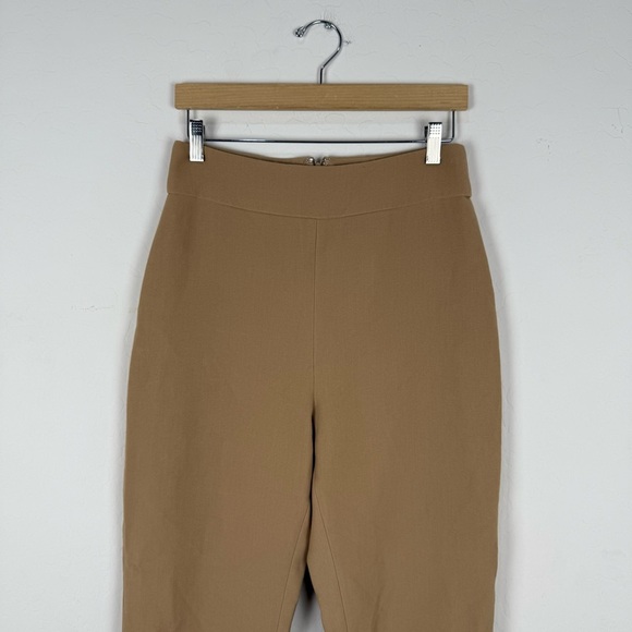 Odd Muse The Ultimate Muse Straight Leg Trousers in Camel - Picture 8 of 14